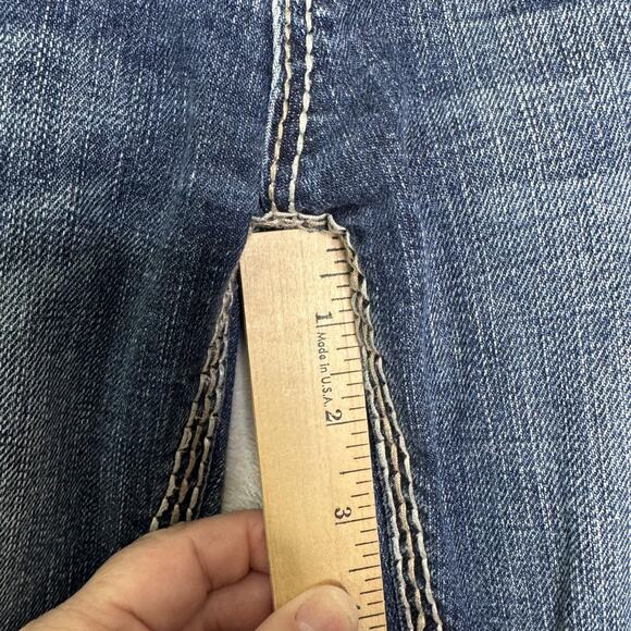 Rock Revival Jeans Womens 28 Jamila Bootcut Contrast Stitch Buckle Western - Picture 16 of 16